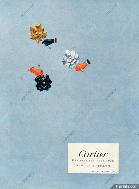 Cartier (Jewels) 1937 Flowers Clips