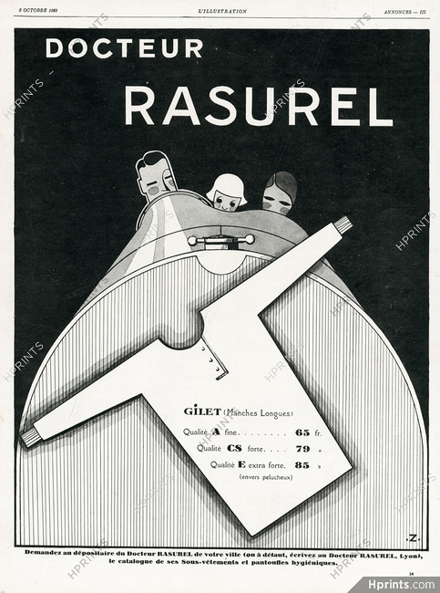 Docteur Rasurel (Underwear) 1929