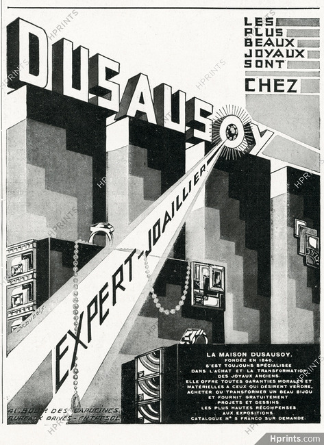 Dusausoy 1929 Expert Joaillier, M. Dubois