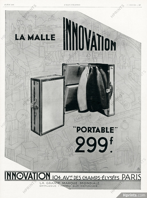 Innovation (Luggage) 1929 Trunk