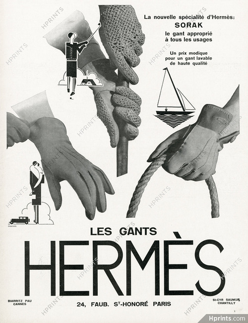 Les Gants Hermès 1929 Sorak, Sport Gloves, Golf (L)
