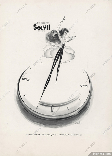Solvil (Watches) 1947 Albert (Alprou) Pouprou