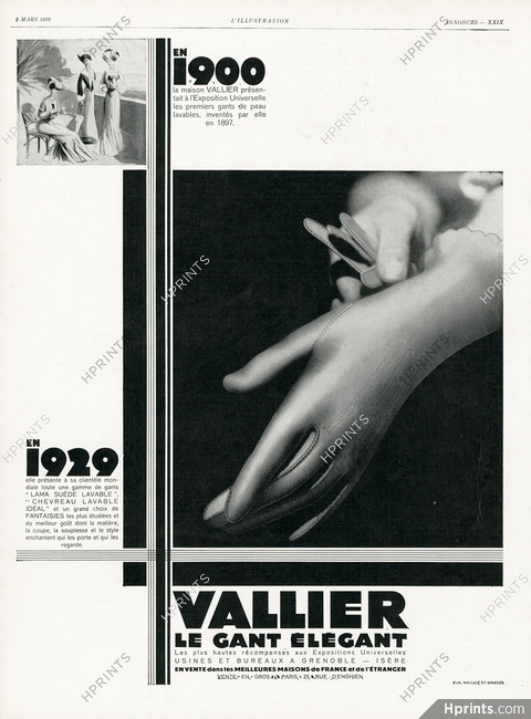 Vallier (Gloves) 1929 Le Gant Élégant