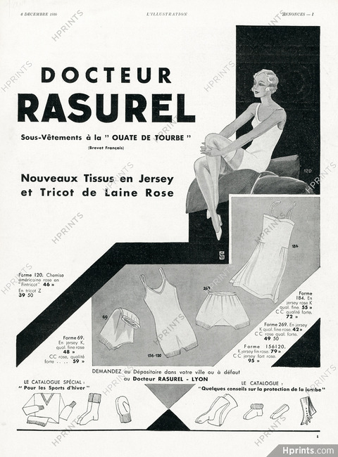 Docteur Rasurel (Underwear) 1930