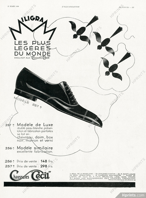 Cecil (Men's Shoes) 1930 Miligram