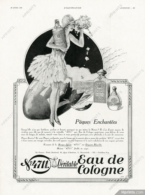 N°4711 Glockengasse - Eau De Cologne 1930 Pâques