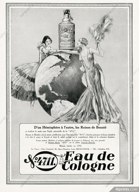 N°4711 Glockengasse - Eau De Cologne 1929 Elegant Parisienne, Fan
