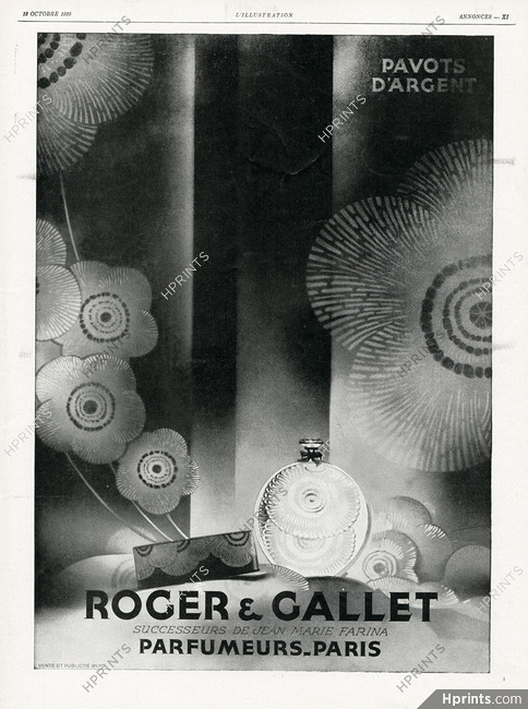 Roger & Gallet (Perfumes) 1929 Pavots d'Argent