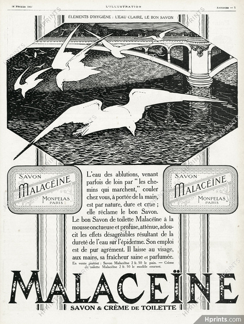 Malaceïne 1922 Savon
