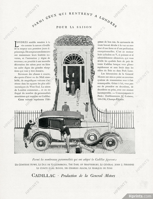 Cadillac 1929 Londres
