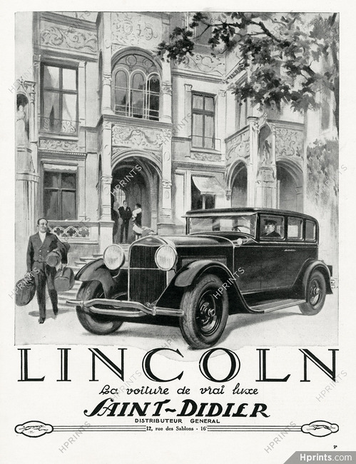 Lincoln (Cars) 1930 Hotel Bellhop (L)