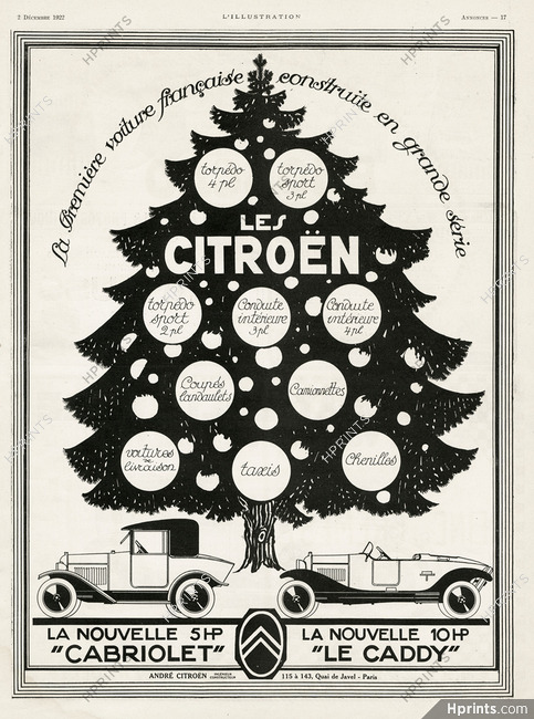 Citroën 1922 Cabriolet, Caddy