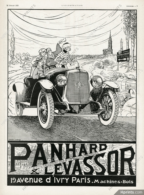 Panhard & Levassor 1922 Atelier Laborey