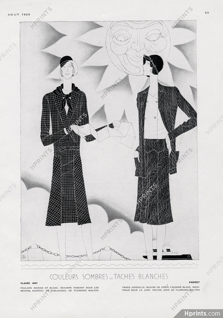 Premet & Claire Any 1929 Suits, Raymond Bret-Koch