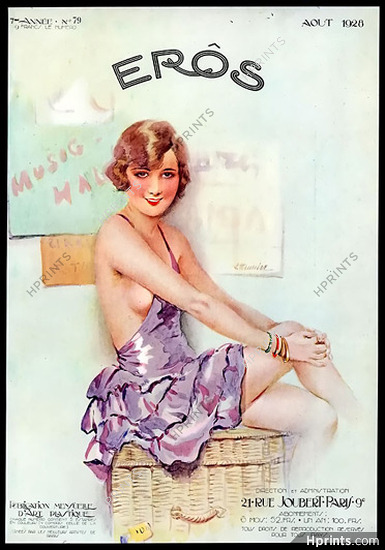 Suzanne Meunier 1928 Août, Cover