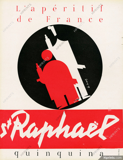 Saint-Raphaël - Quinquina 1951 Charles Loupot