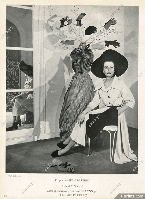 Alwynn (Couture) 1949 Jean Barthet, Filex, Photo G. Dambier