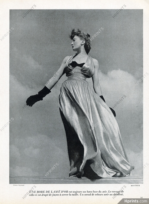 Willy Maywald 1946 Molyneux, Fashion Photography