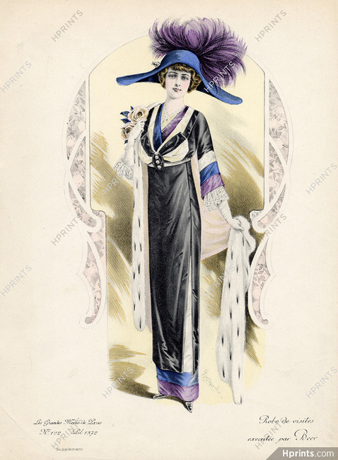 Beer 1912 Robe de visites, Les Grandes Modes de Paris