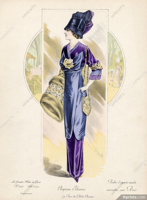 Beer 1912 Afternoon Dress, Les Grandes Modes de Paris