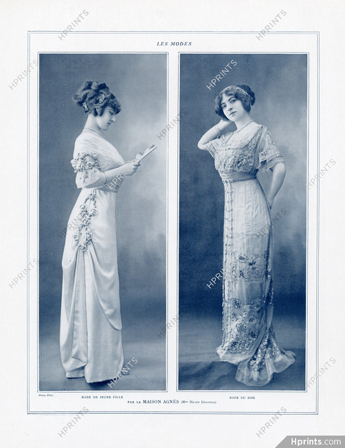 Maison Agnès - Madame Havet 1910 Evening Dress, Photo Félix