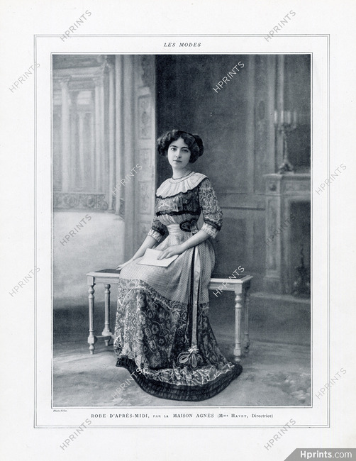 Maison Agnès - Madame Havet 1910 Afternoon Dress, Photo Félix