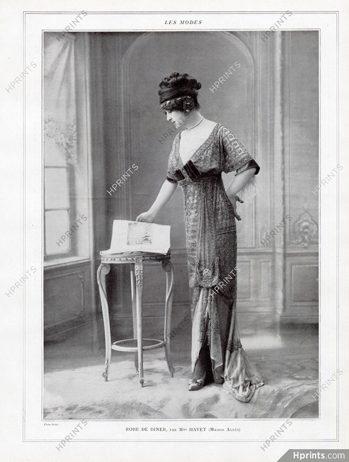 Maison Agnès - Madame Havet 1911 Dinner Dress, Photo Félix