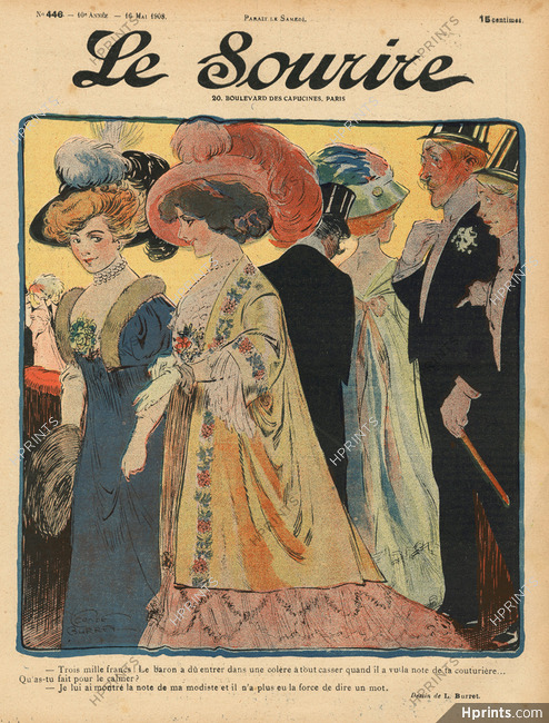 Léonce Burret 1908 Elegant Parisiennes