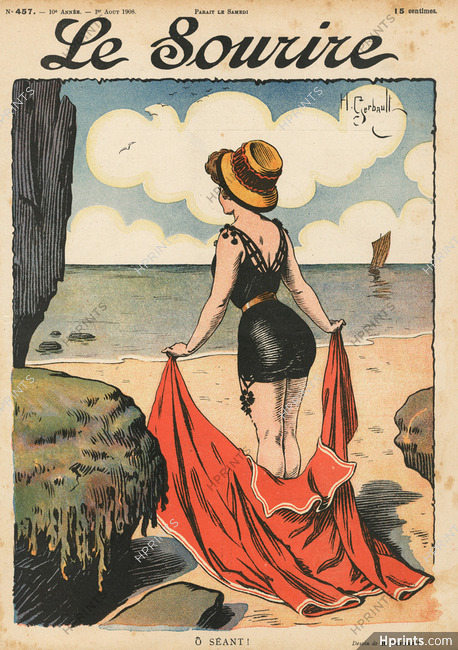 Henry Gerbault 1908 Bathing Beauty, Swimwear