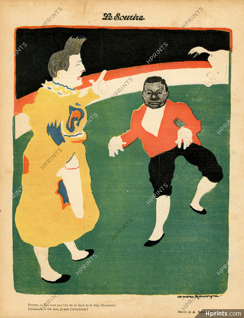 André Rouveyre 1900 Footit & Chocolat, Clowns Circus