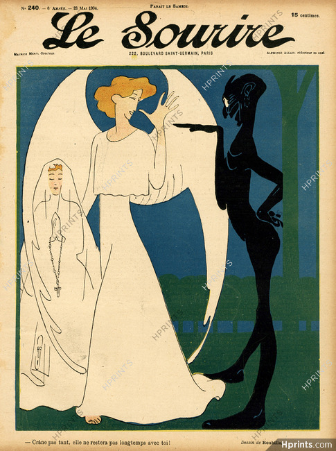 Auguste Roubille 1904 Devil, Angel