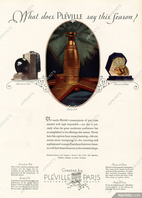 Pléville (Perfumes) 1927