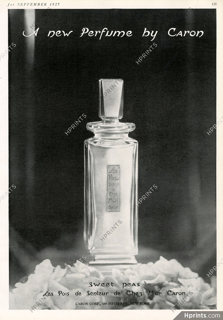 Caron (Perfumes) 1927 Sweet Peas, Les Pois de Senteur de Chez Moi, Baccarat