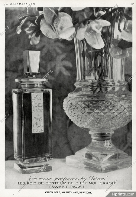 Caron (Perfumes) 1927 Les Pois De Senteur de Chez Moi (Sweet Peas), Baccarat