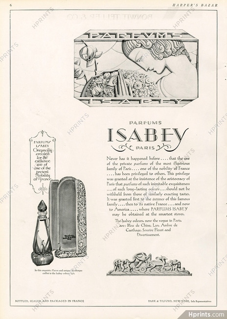 Isabey (Perfumes) 1927