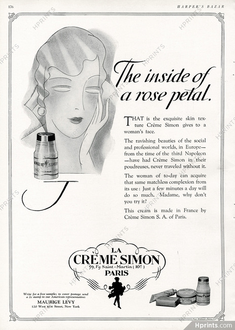 Crème Simon 1927