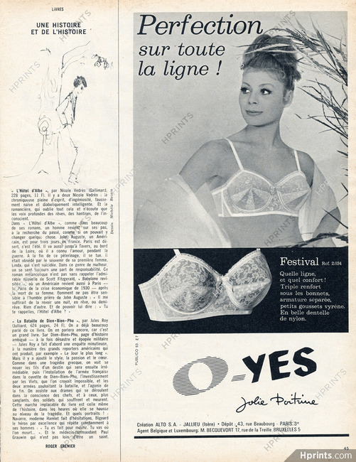 O-Yes - Ets Alto 1963 "Festival", Brassiere