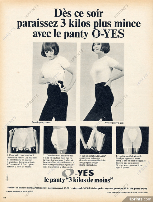 O-Yes - Ets Alto 1967 Panty