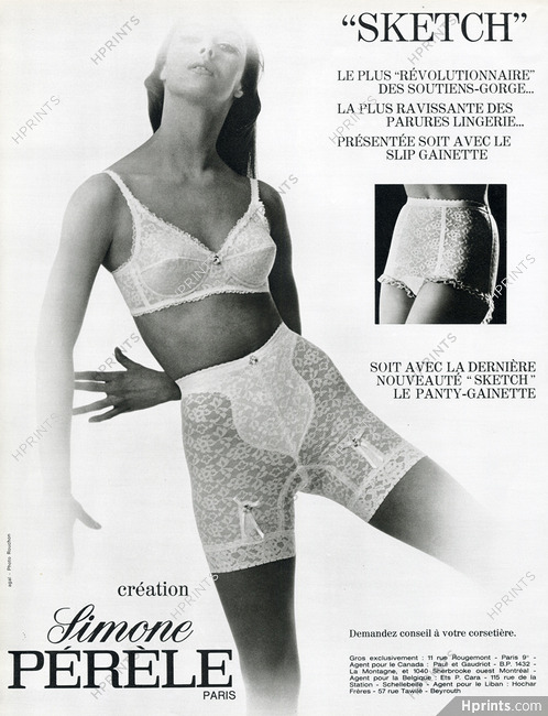 Saramae Lingerie Petti Pants FRENCH MAID Du Pont ANTRON NYLON 1962 Print Ad
