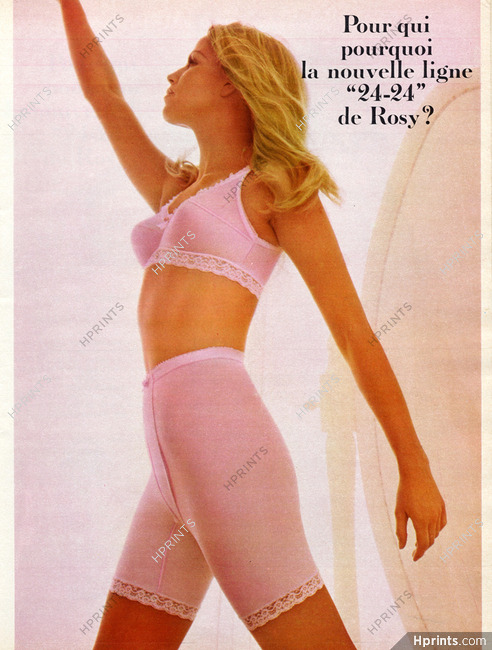 Rosy (Lingerie) 1969 Brassiere, Panty Girdle