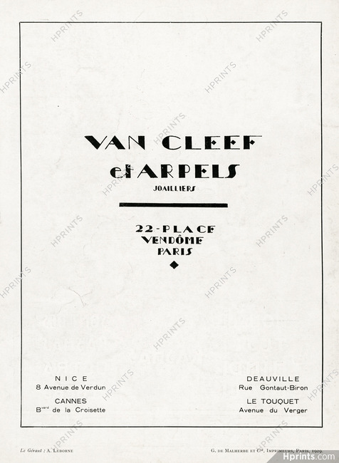 Van Cleef et Arpels 1929