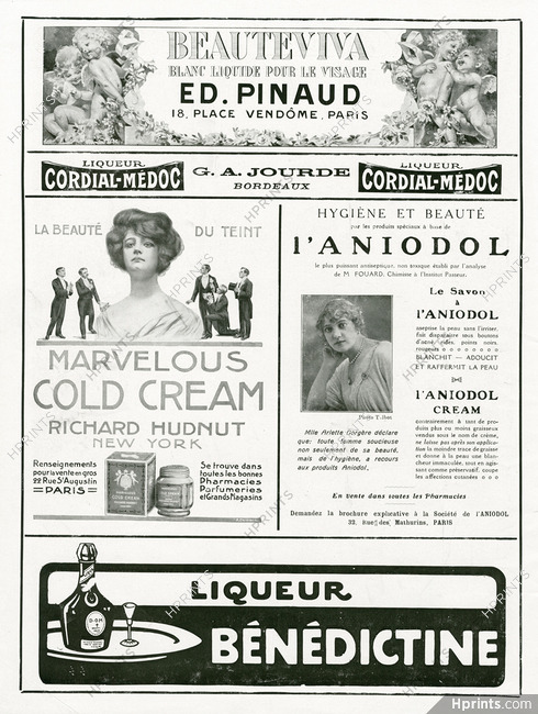 Richard Hudnut (Cosmetics), Pinaud 1913