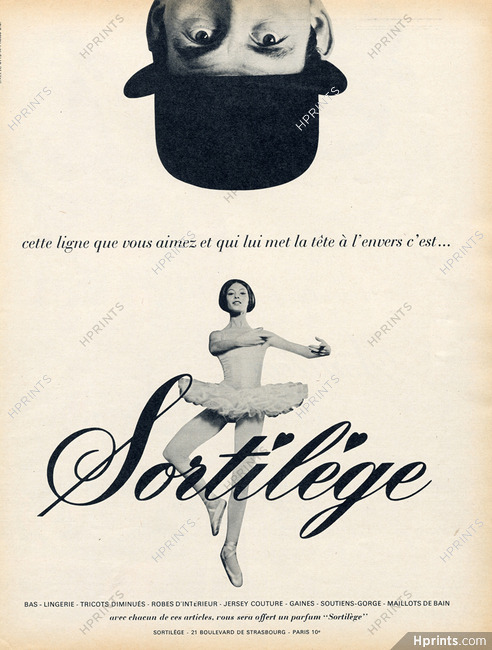 Sortilège (Lingerie) 1962 Ballet Dancer, 3 pages