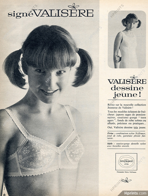 Valisère (Lingerie) 1965 Brassiere — Advertisement