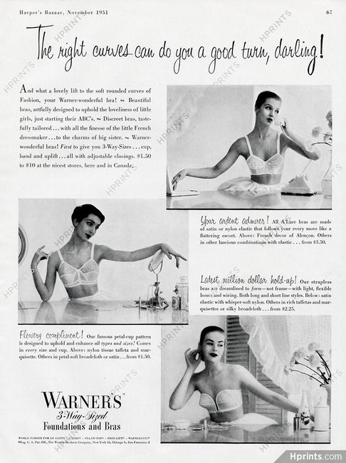 Warner's (Lingerie) 1951 Brassiere
