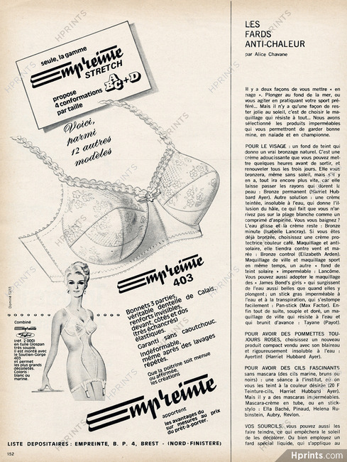 Empreinte (Lingerie) 1965 Brassiere
