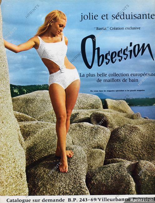 Obsession (Lingerie) 1969 "Bastia" Swimwear