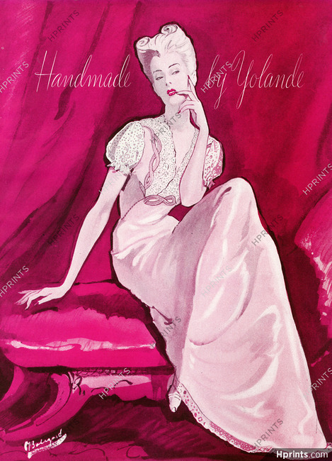 Yolande (Lingerie) 1943 Nightgown
