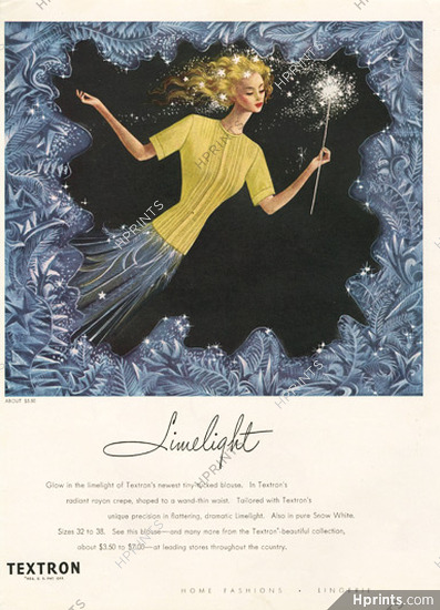 Textron 1947 (Lingerie) Blouse, Fairy