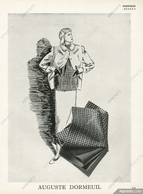 Auguste Dormeuil (Fabric) 1949 Simone Souchi